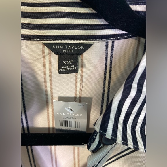 #204 Ann Taylor Shirt Dress size XSP NWT - Picture 2 of 11